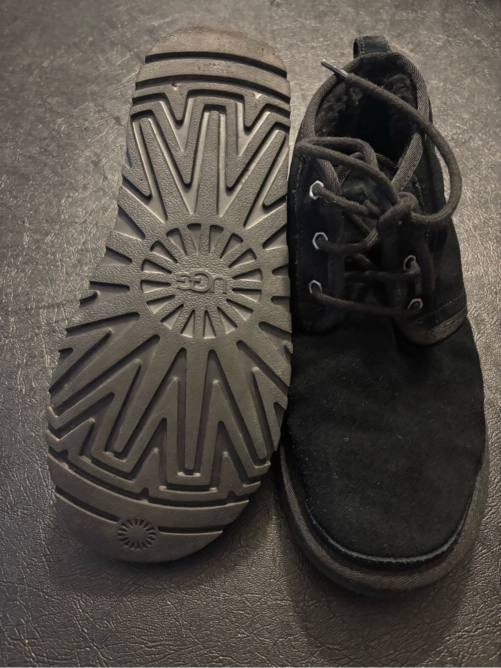 UGG Men’s Black Suede Chukka Boots